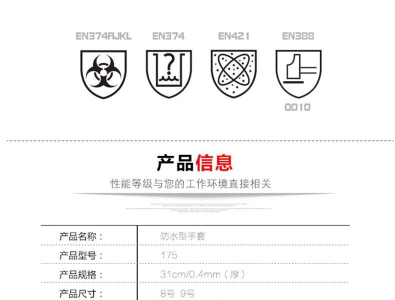 MAPA Superfood175-6天然橡膠防水型手套圖片4
