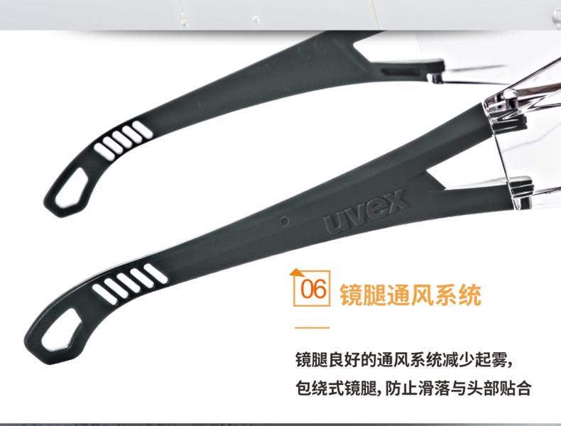 UVEX優(yōu)唯斯9065129防刮擦防霧防護(hù)眼鏡圖片11