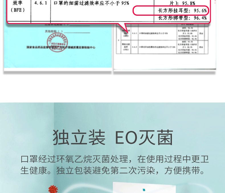 穩(wěn)健604-006379一次性醫(yī)用外科兒童口罩圖片6