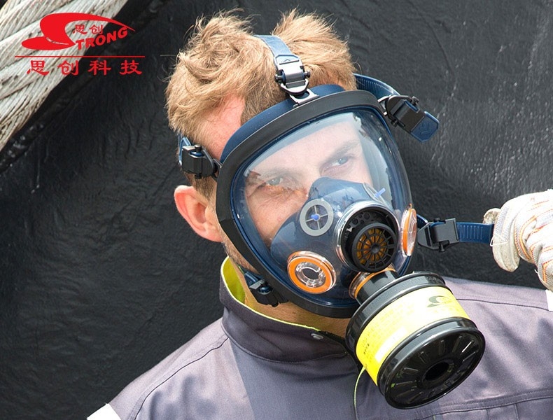 思創ST-S100X-2橡膠全面罩防毒面具圖片1