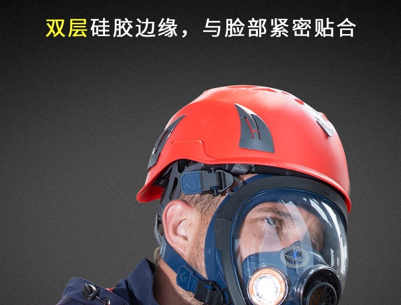 思創ST-S100X-2橡膠全面罩防毒面具圖片2