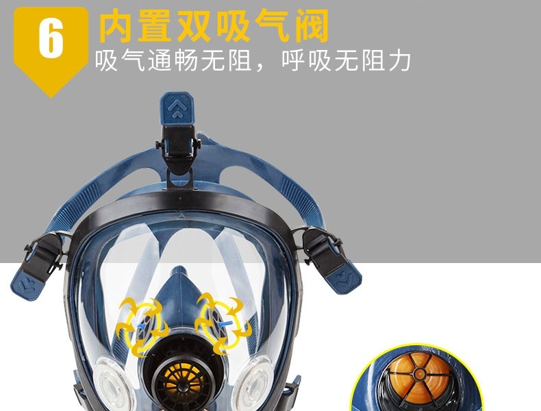 思創ST-S100X-2橡膠全面罩防毒面具圖片16