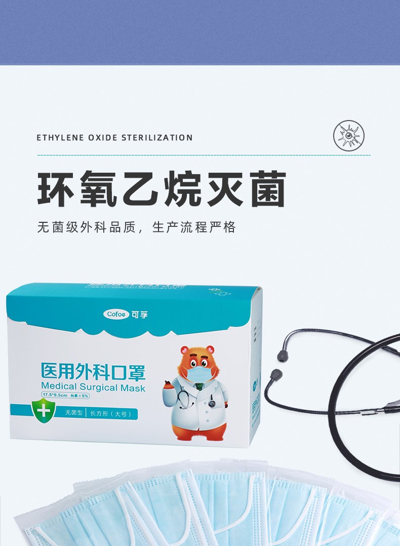 可孚一次性外科醫(yī)用口罩圖片9