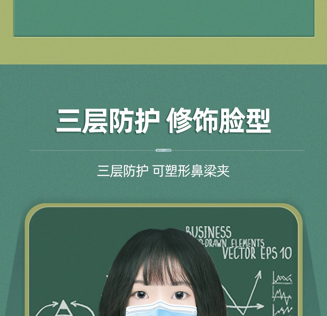 可孚兒童一次性外科滅菌醫用口罩圖片4