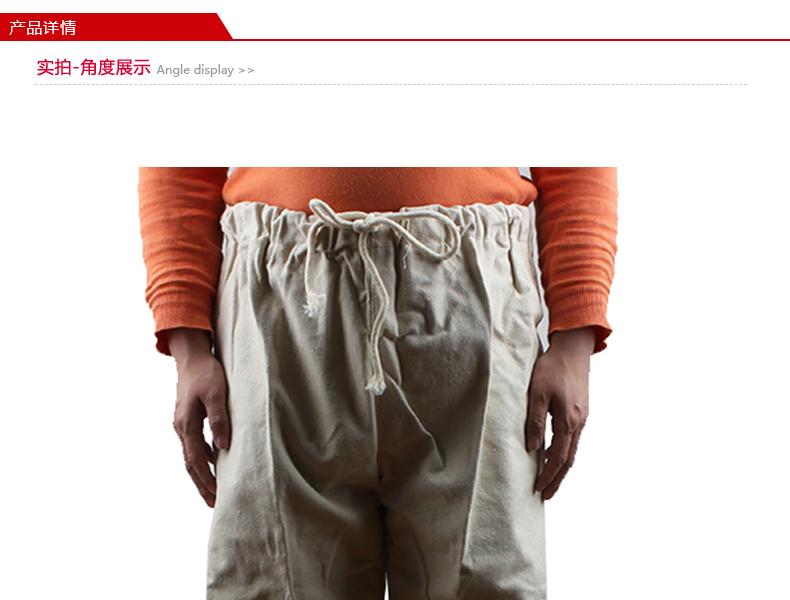 花護(hù)帆布噴砂褲圖片1
