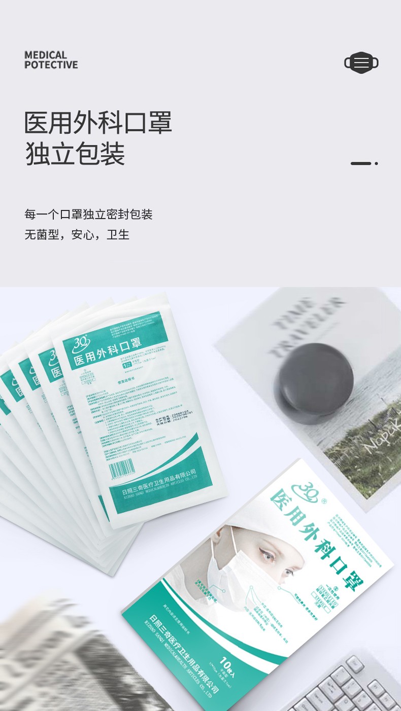 三奇醫用外科口罩圖片13