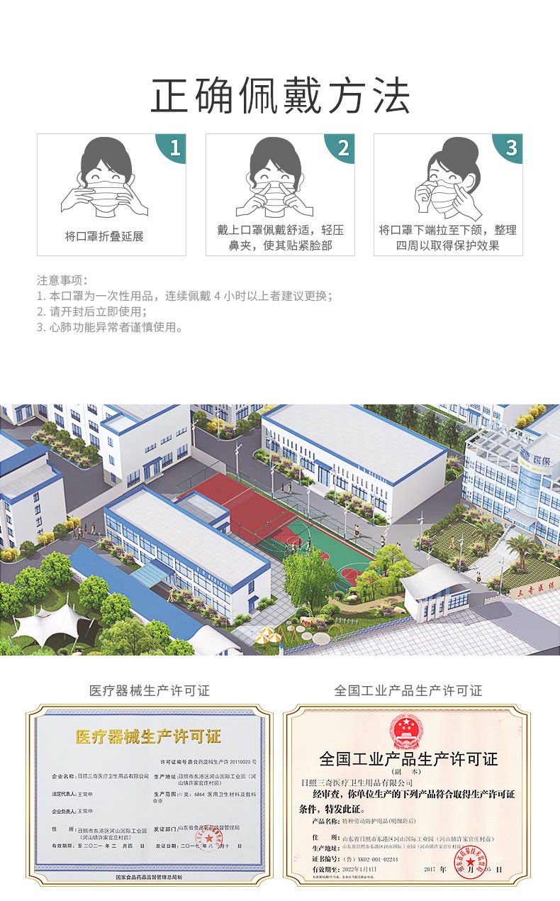 三奇醫療醫用防護口罩圖片11