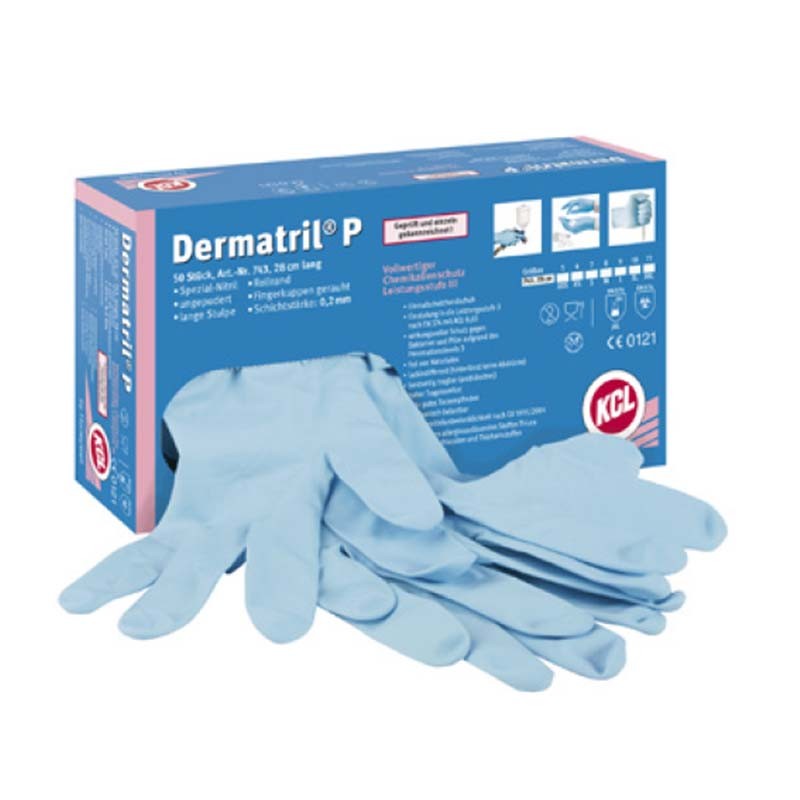 Honeywell霍尼韋爾740Dermatril一次性KCL丁腈手套圖片