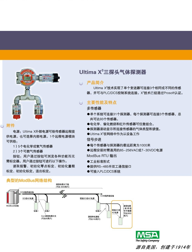 梅思安8301100UltimaXE氣探測(cè)器圖片3