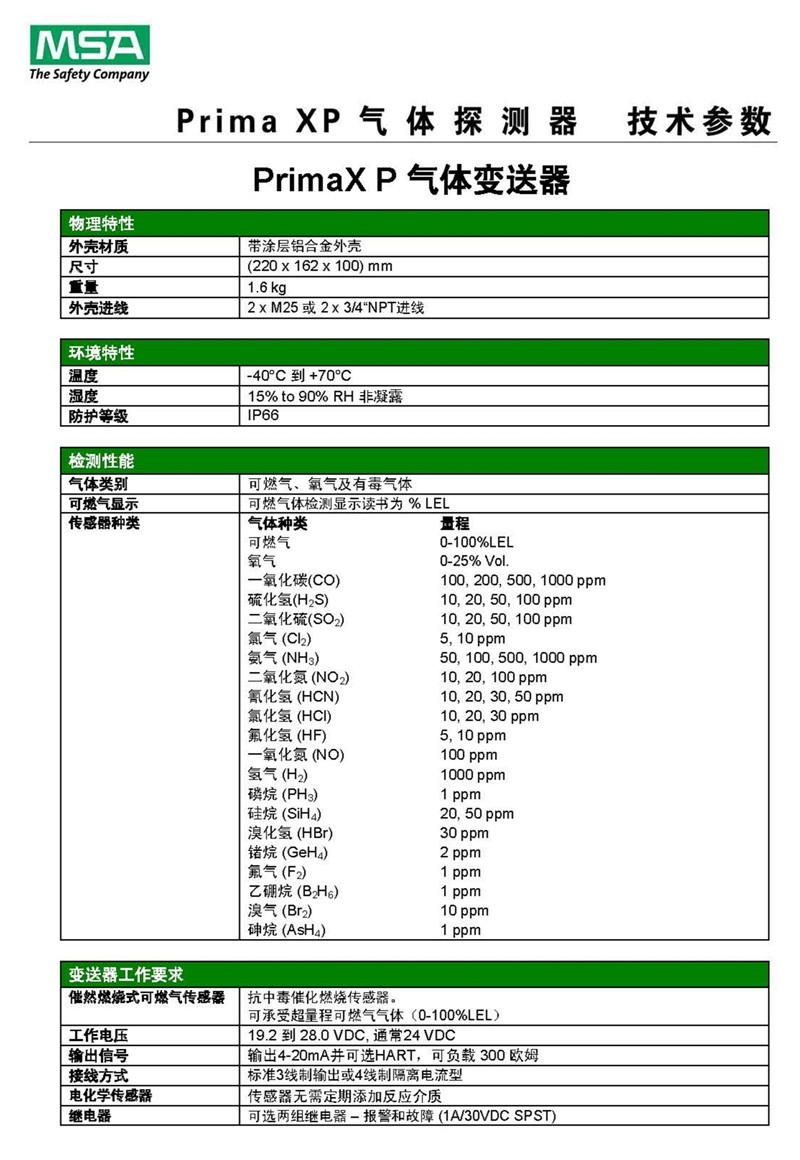 梅思安10112424Prima XP甲烷可燃?xì)怏w探測器圖片7