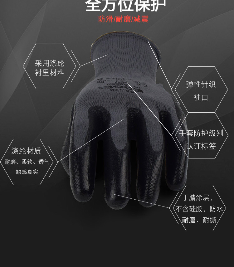 Ansell安思爾48-128EDGE勞保手套圖片2