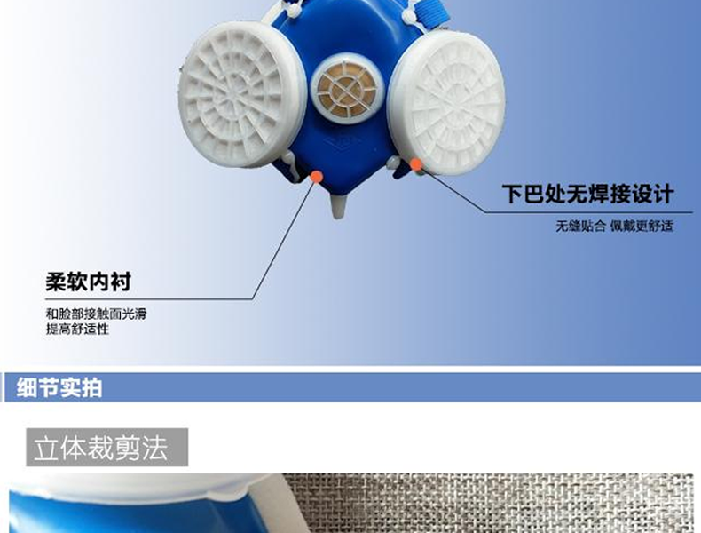 唐豐TF301防塵面具（藍色）圖3
