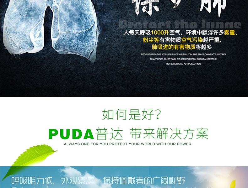 普達(dá)410防毒半面具圖5