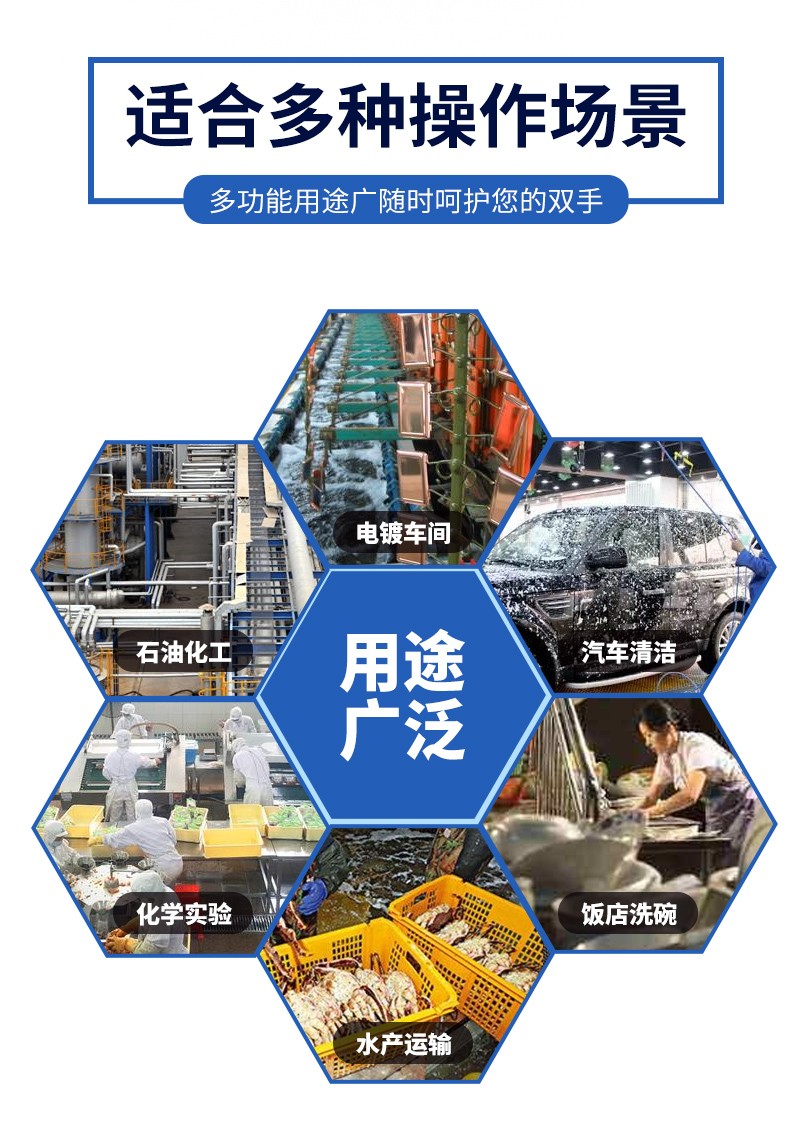 威蝶45A-1黑色耐酸堿乳膠手套圖10