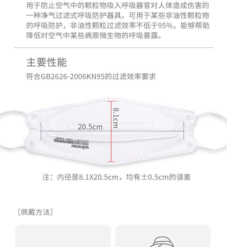穩健604-006887KN95防塵口罩圖8