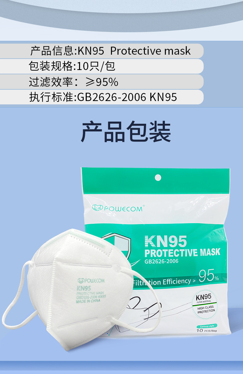 保為康KN95防塵口罩圖片3