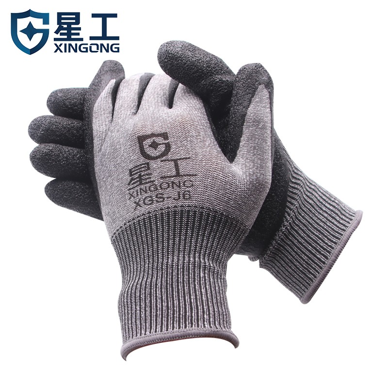 星工XGS-J6浸膠防滑耐磨工業勞保手套圖片1
