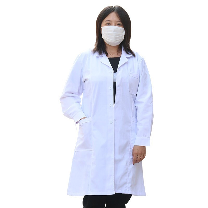 星工XG-DG3實驗室食品衛生長袖白大褂 工作服圖片1