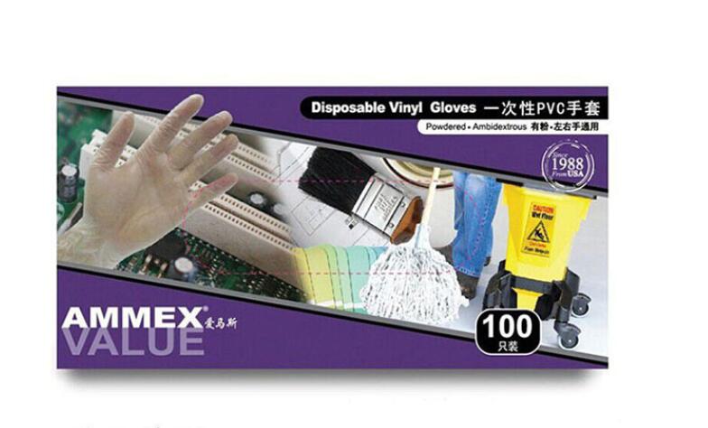 愛馬斯GPX3CV46100耐酸堿一次性pvc手套圖片