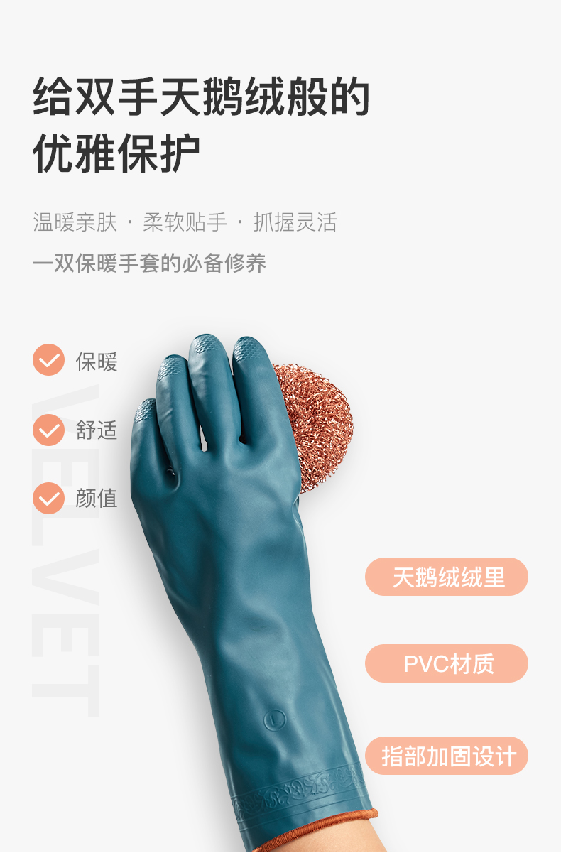 LANON蘭浪BN-30-Standard保暖PVC手套圖片2