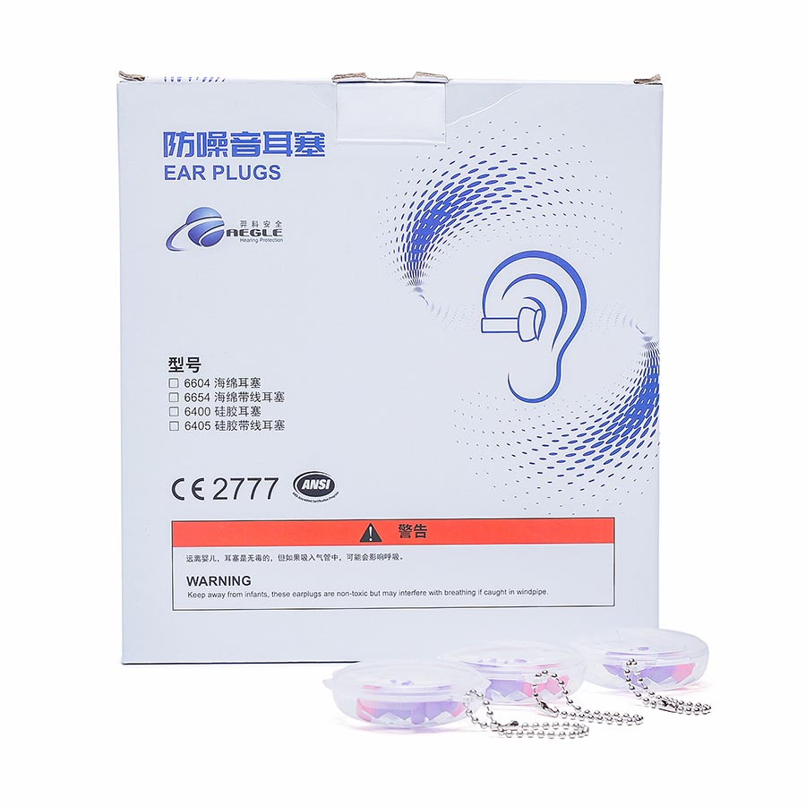 羿科60308304 6400可重復(fù)使用不帶線硅膠耳塞