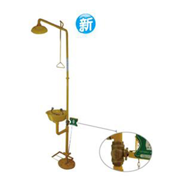 華信WS697經(jīng)濟型排空防凍噴淋洗眼器圖片