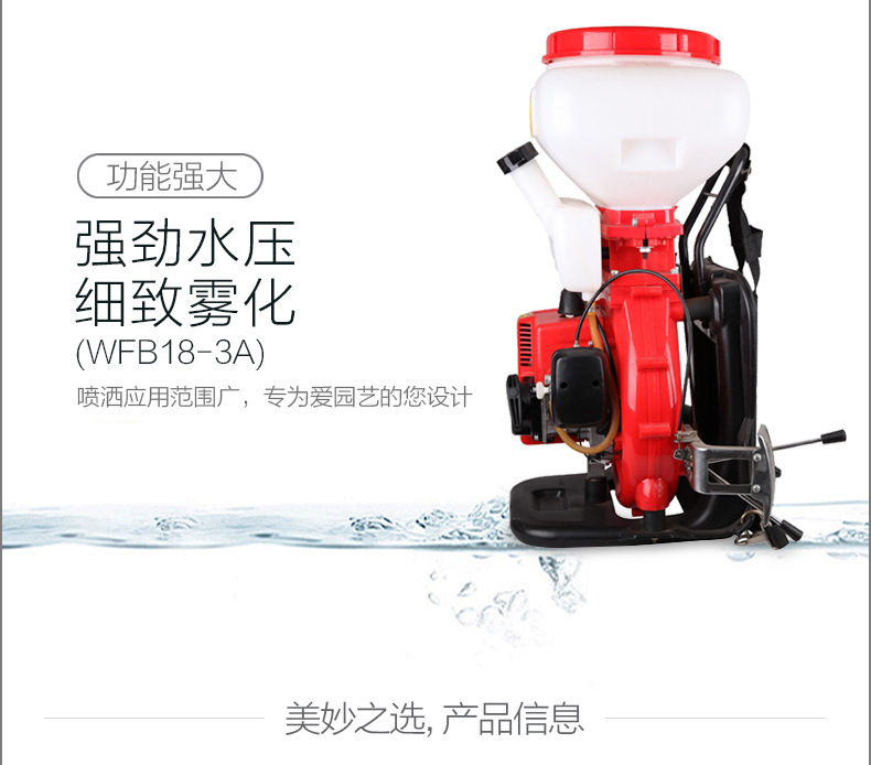 市下WFB18-3A 14L背負式動力噴霧機圖片2