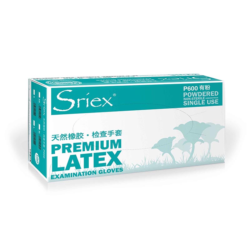 施?？礢riex P600天然乳膠檢查手套圖片