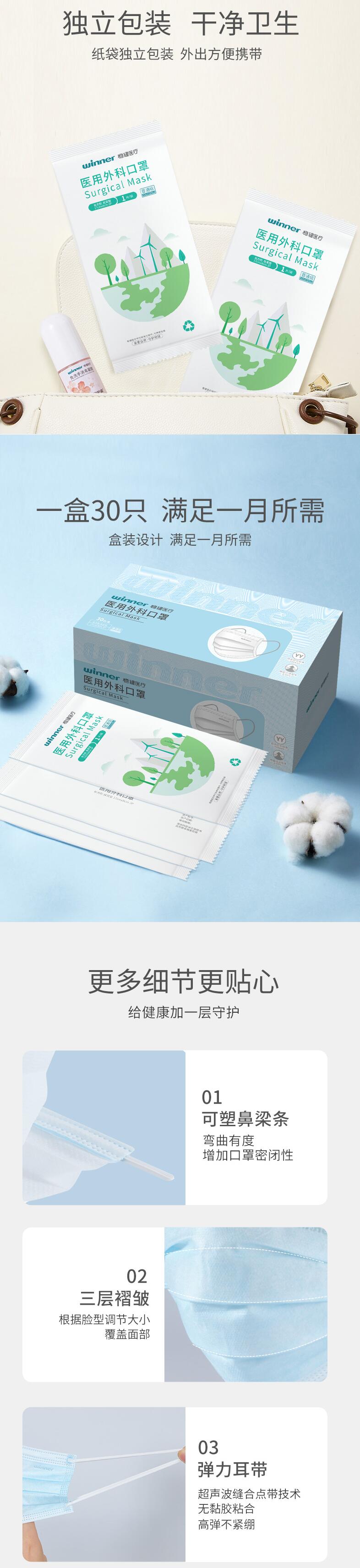 穩健604-007683醫用外科口罩圖片2