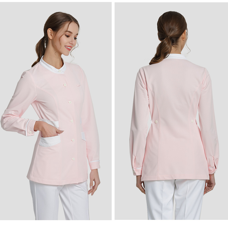 樂倍康NC166粉色長袖護(hù)士服圖片1
