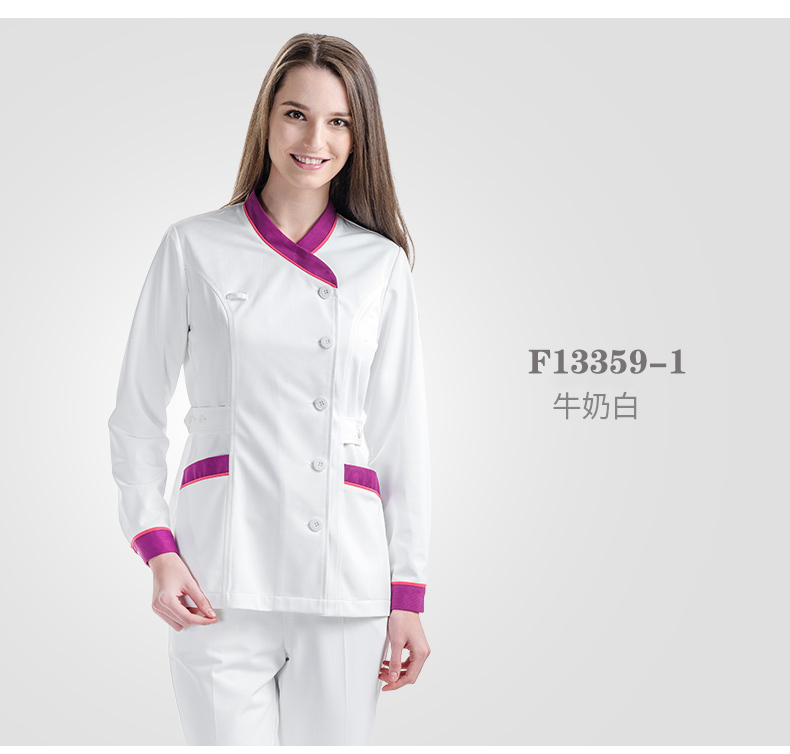樂(lè)倍康F13359-1長(zhǎng)袖護(hù)士服圖片2