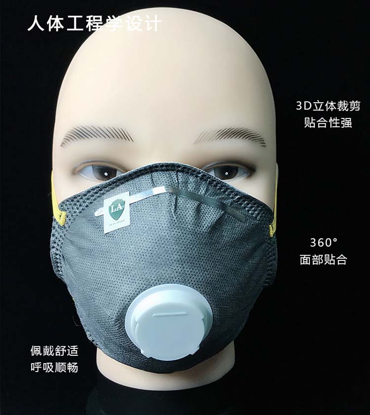 耐唄斯NBS9503CP活性炭防塵口罩圖片1