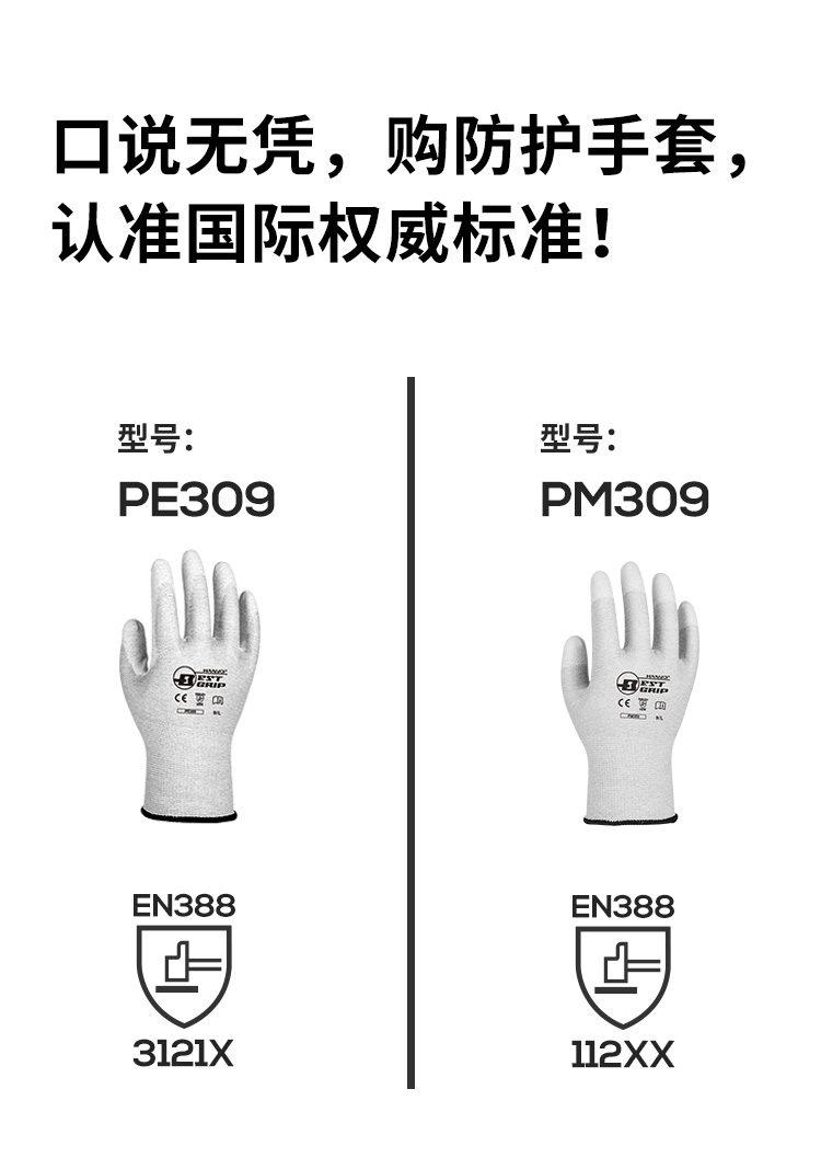 恒輝PM309防滑耐磨防靜電手套圖片6