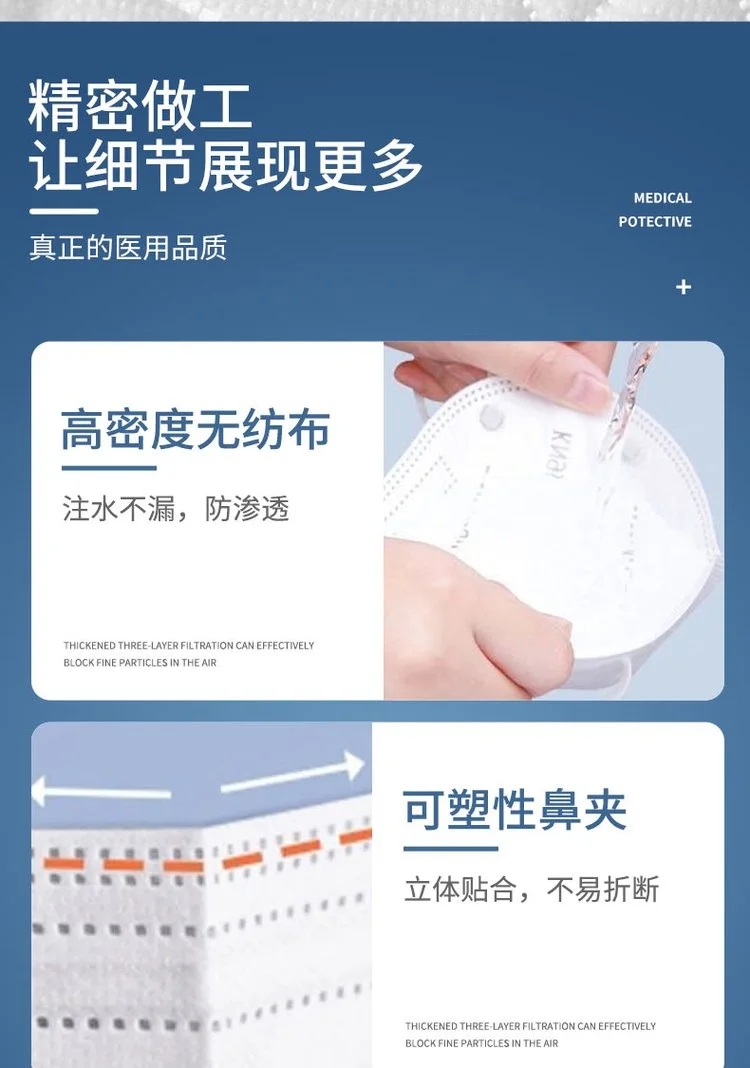 中藍(lán)一次性醫(yī)用防護(hù)口罩5