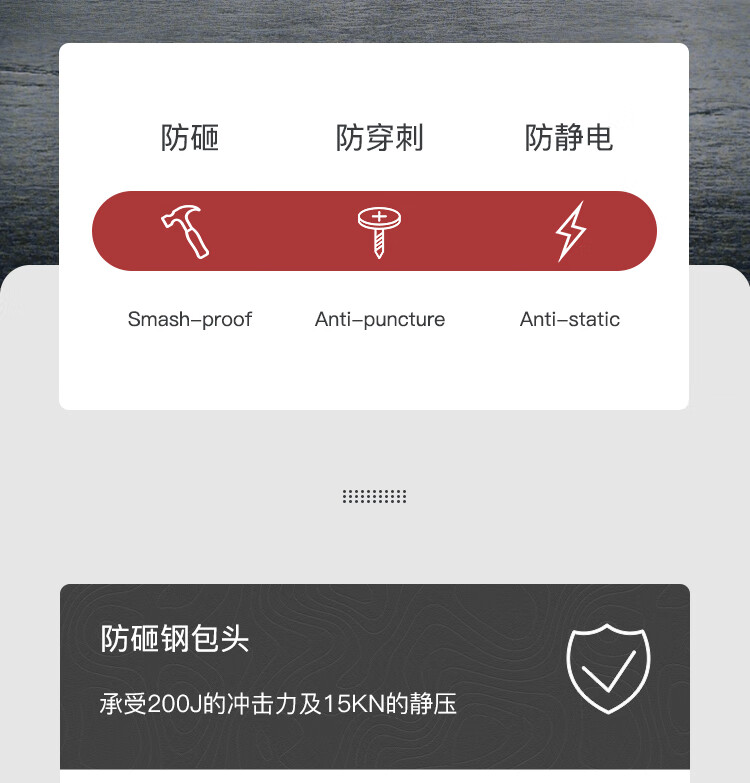 Honeywell霍尼韋爾SHQ323501 Q3防砸防靜電安全鞋7