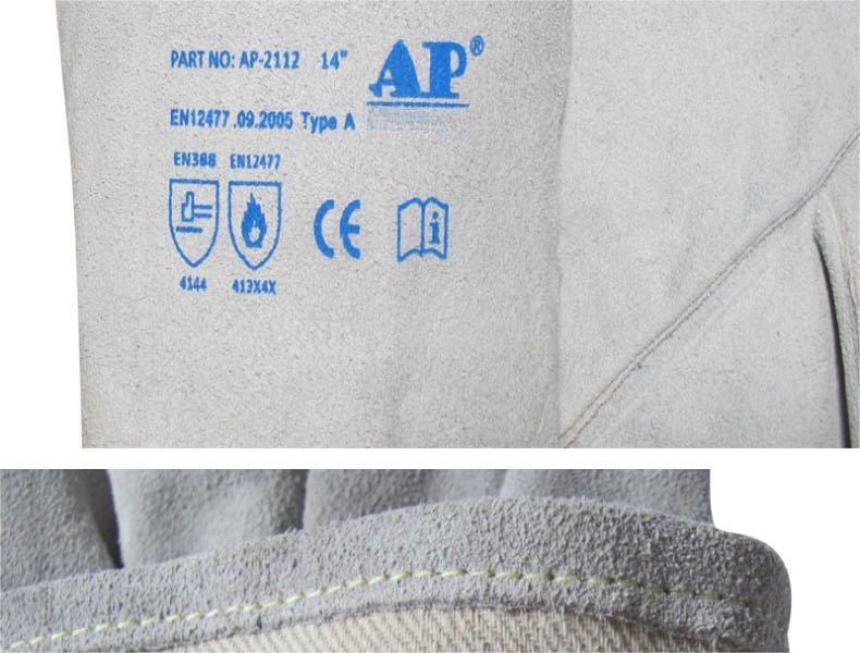 友盟AP-2112全皮抗割防火電焊手套圖片6