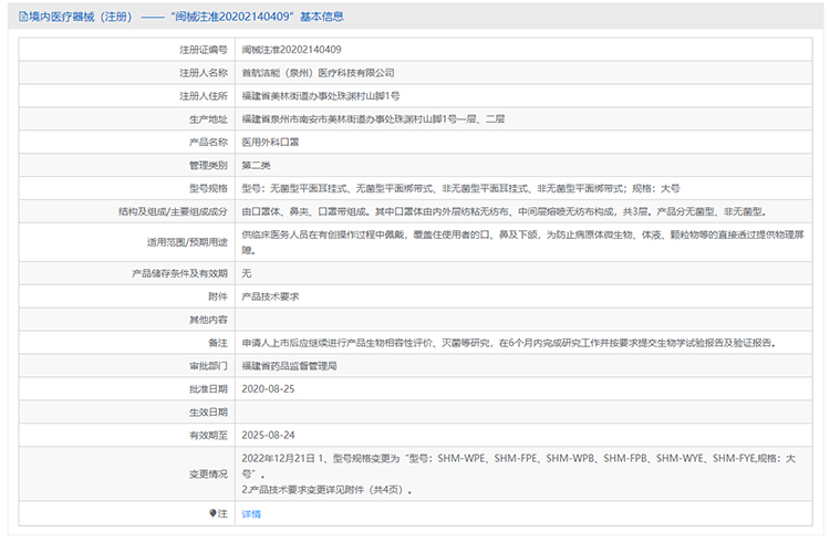 漢盾無菌型平面耳掛式一次性醫用外科口罩1