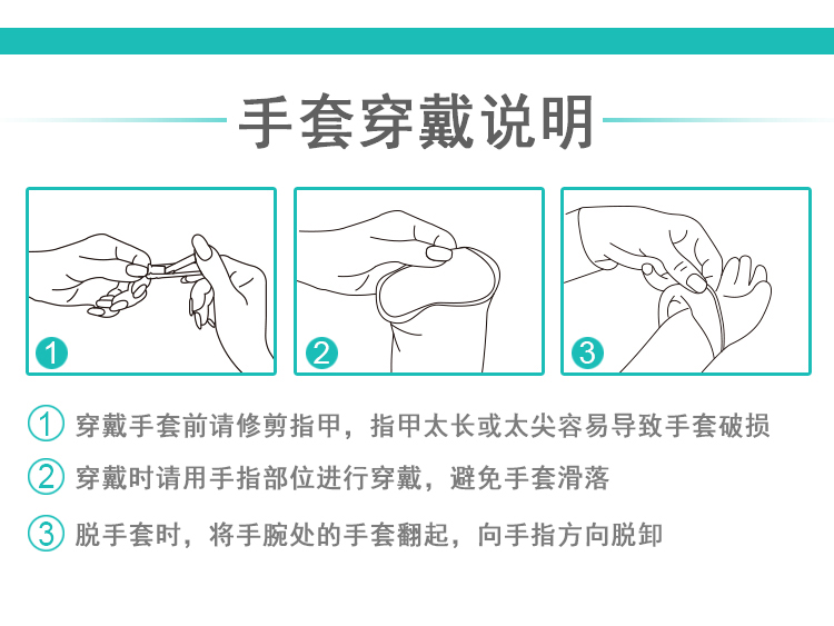塞莫詩LM903MW一次性醫用橡膠檢查手套圖片13