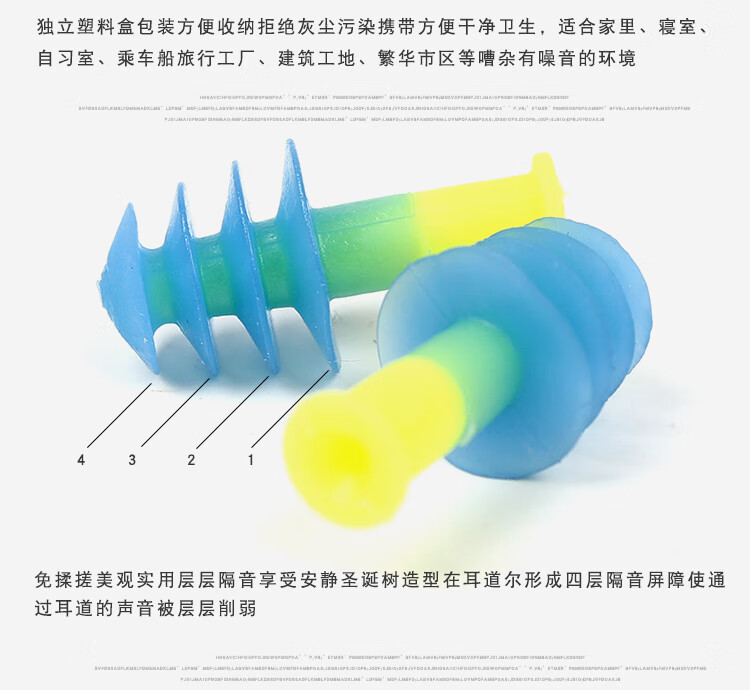 霍尼韋爾FUS30-HS帶線防噪音耳塞降噪耳塞5