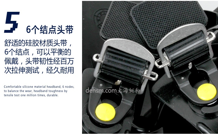 3M7800防毒面具舒適硅膠頭帶6個結點