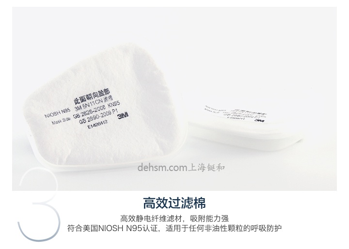 3M7502+6002防硫化氫及酸性氣體防毒面具KN95過濾棉
