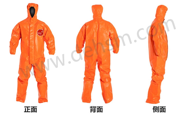 杜邦Tychem ThermoPro阻燃防化服消防款圖片-正面、反面及側面