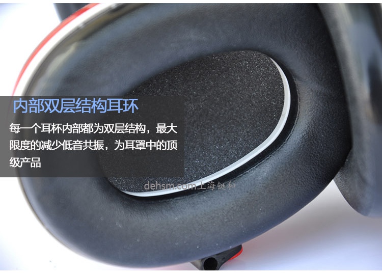 3M X3P3掛安全帽式防噪音耳罩內部雙層結構耳環